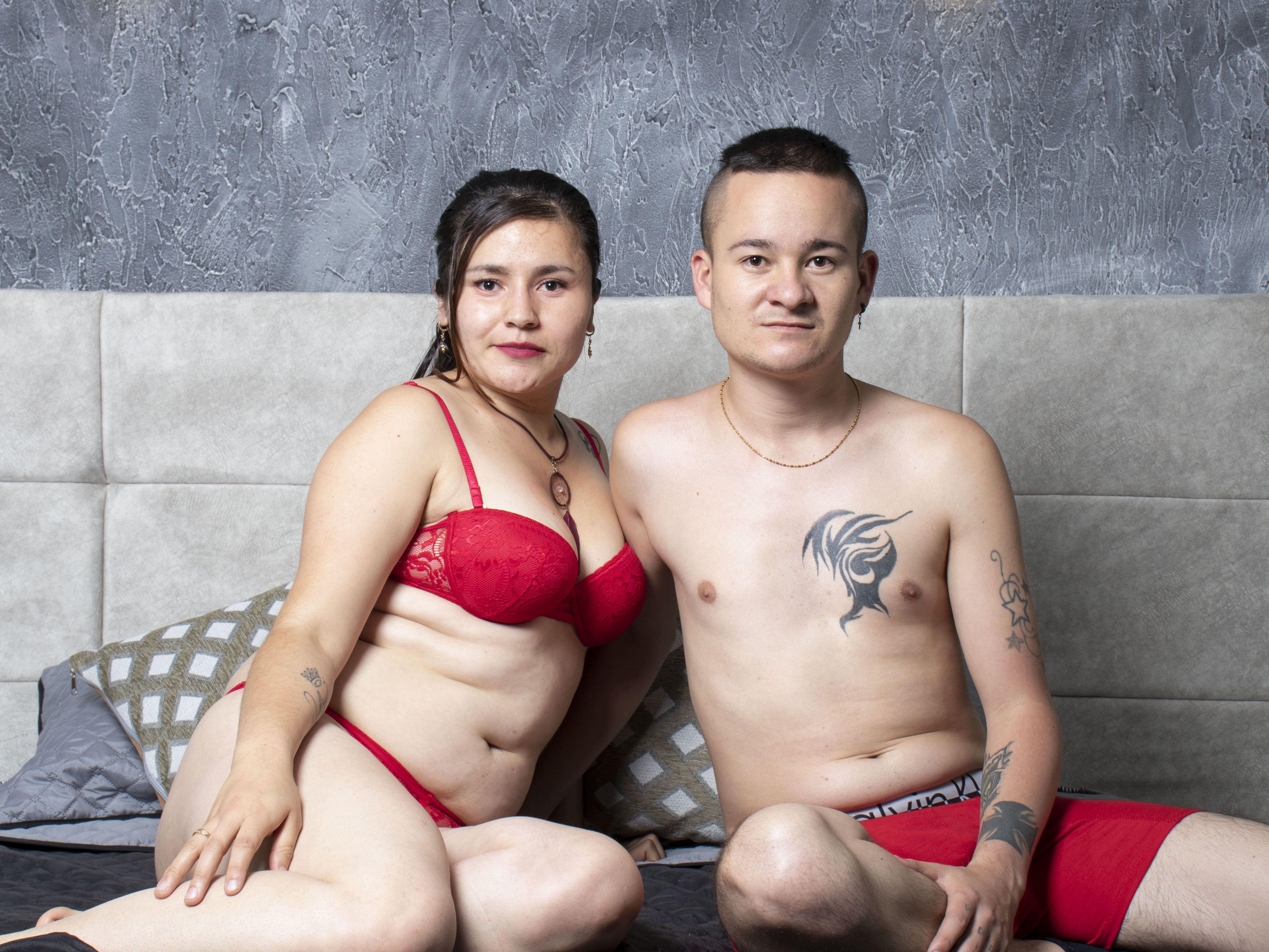 Latiincouple profilbild på webbkameramodell 