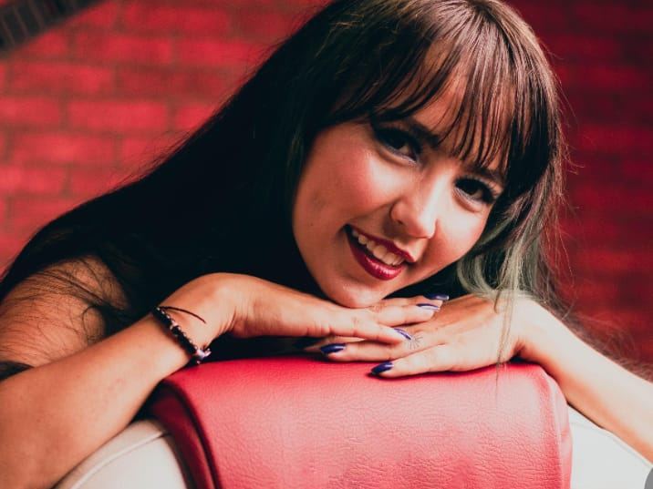 tattosmiley profilbild på webbkameramodell