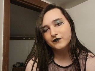 Nonbinarybeauty20 profilbild på webbkameramodell 