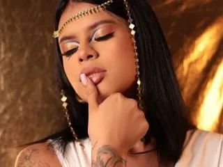 Dappnne profielfoto van cam model