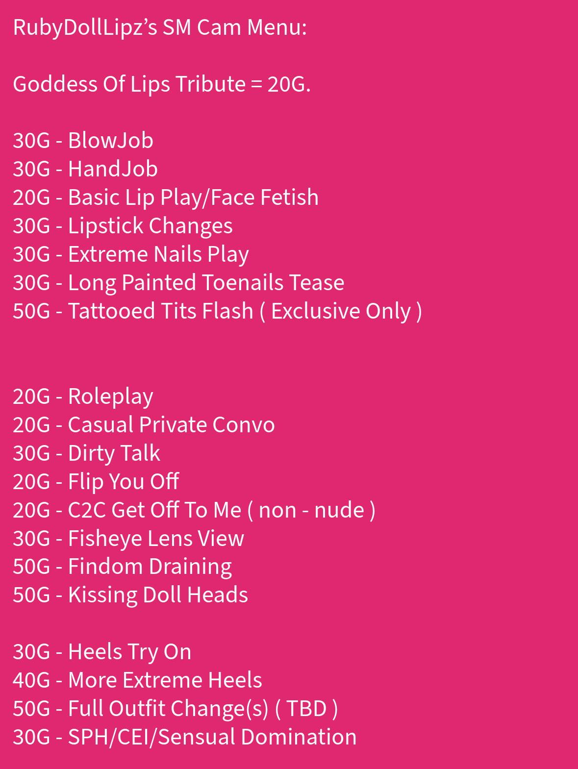 Interprète RubyDollLipz Photo 1