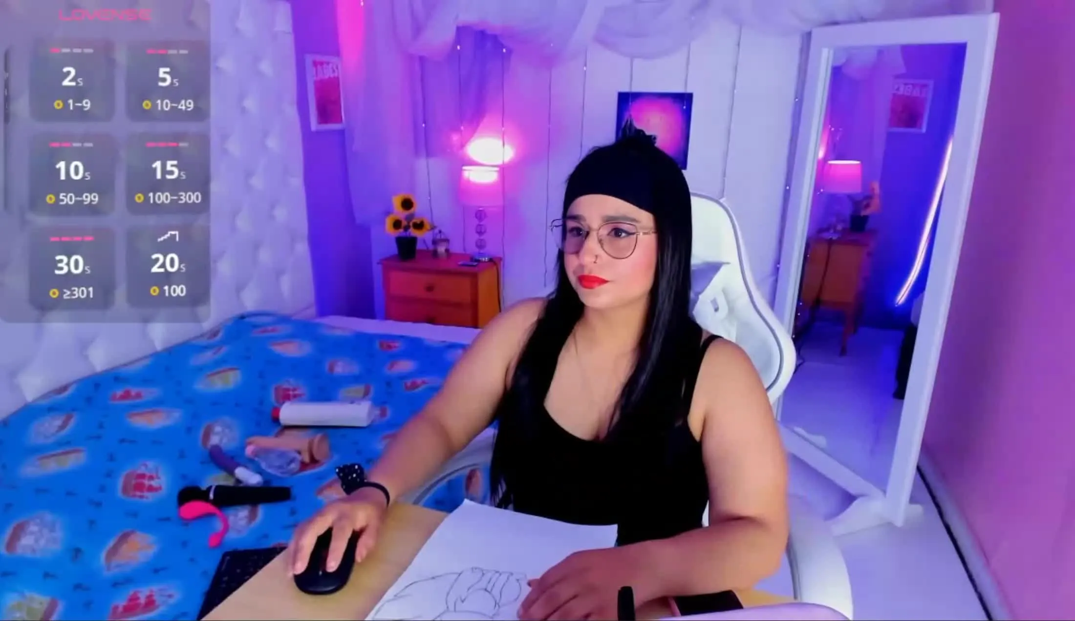 Interprète CarolineeSweet Vidéo 1