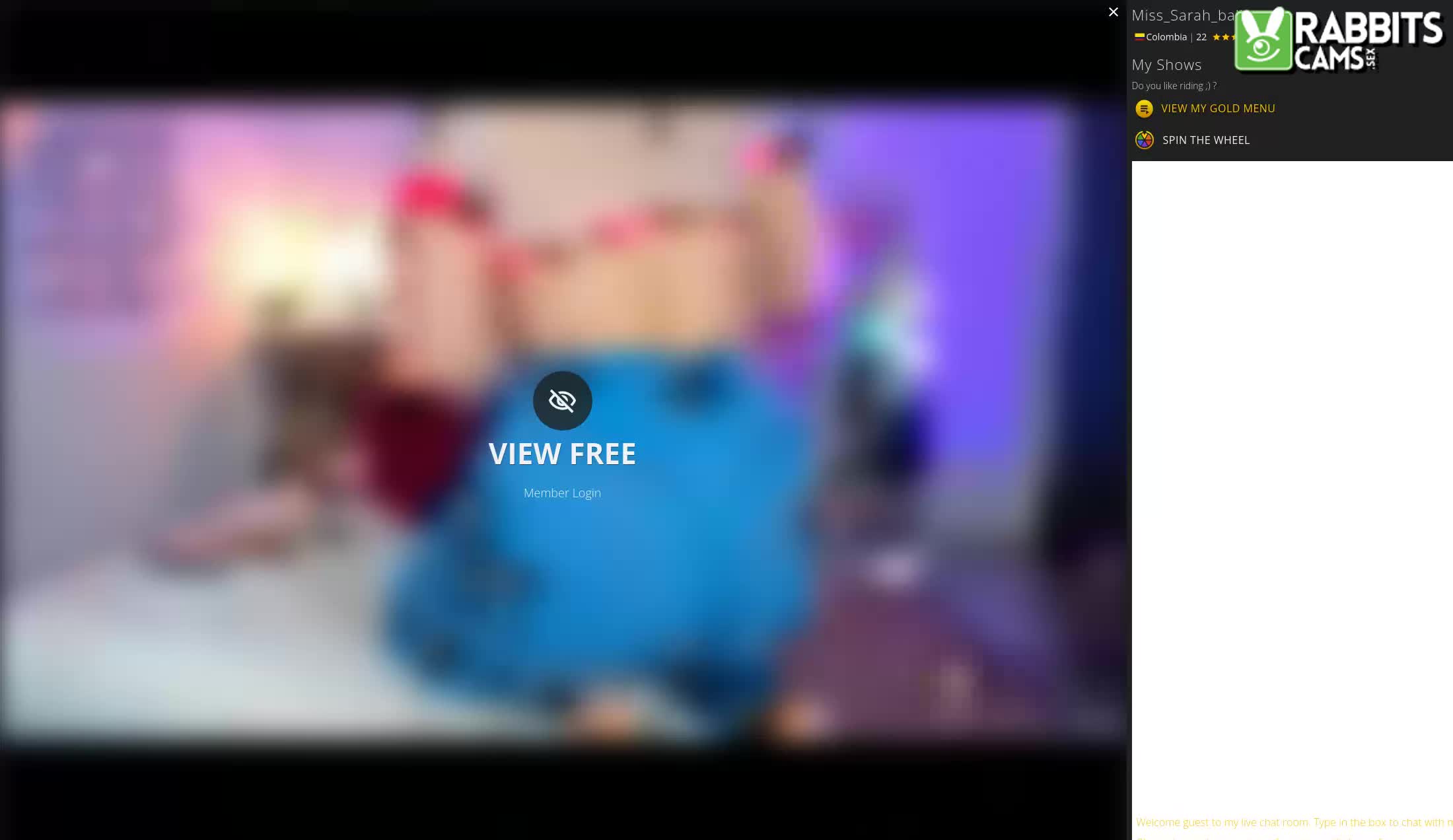 Performer Miss_Sarah_balley Video 1