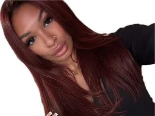 mulattabby profilbild på webbkameramodell