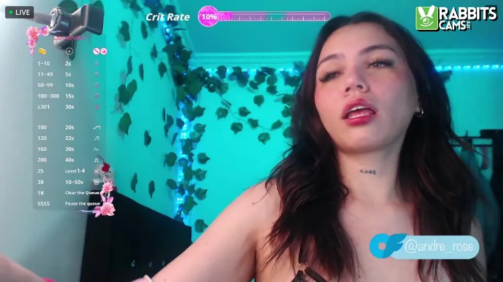 Intérprete andra_rosse Video 1